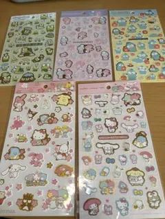 サンリオキャラクター シール 5シートセット