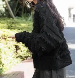 新品未使用☆ニコアンド☆フェザーアミアミニットプルオーバー