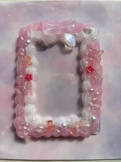 ホイップデコ　トレカケース　かわいい系　ハンドメイド