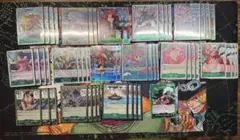 ワンピースカードゲーム　緑ミホーク　デッキ　パーツ付き