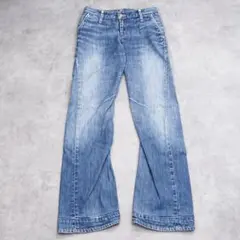 リーバイス エンジニアード ジーンズ W27 00s 青 古着 立体 20877