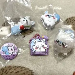 ちいかわ　モモンガ　セット　クリップ　ソフビ　ならぶんです　フィギュア　くら寿司