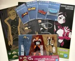 一番くじ 紡ぐ力 ヒロアカ　クリアポスター　ステッカー　ラバーコレクション