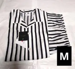 新品タグ付き ワコール 高級 睡眠科学 パジャマ ルームウェア ストライプ M