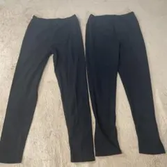 黒　無印　スパッツ　140