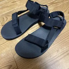 美品　tevaテバ　オリジナルユニバーサル　サンダル　ブラック　27