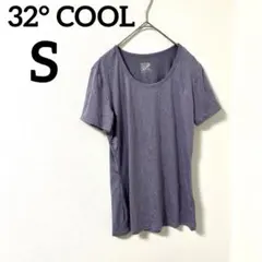 32° COOL 【S】パープル半袖 Tシャツ レディース シンプル 涼しい