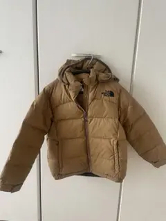 THE NORTH FACE ベージュダウンジャケット 120