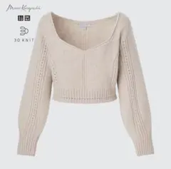 ◆ UNIQLO ユニクロ 3D ボリュームスリーブ セーター （長袖） XXL