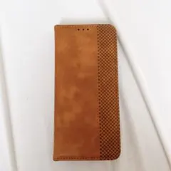 Xperia 5 IV ケース 手帳型 シンプル 高級感 ブラウンのサムネイル