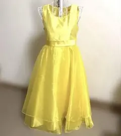 【美品】ゆめりすとドレス140 ゆめりすと☆プリマダージュ シャンパンゴールド 140 (OUTLET