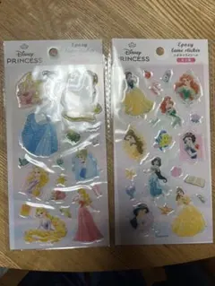 Disney プリンセス エポキシラメシール 2シートセット