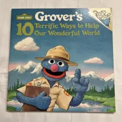 セサミストリート Grover 絵本 洋書 当時物