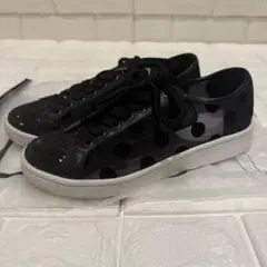 【DIANA】　ドットチュール スニーカー 23cm グリッター レースアップのサムネイル