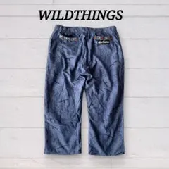 希少 WILDTHINGS クライマー柄 パンツ チロリアン シャンブレー