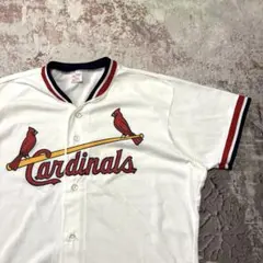 激レア 90s カージナルス バドワイザー ベースボールシャツ コットン M 激レア 90s カージナルス バドワイザー ベースボールシャツ コットン M