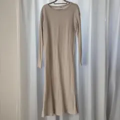 【M】授乳ワッフルワンピース