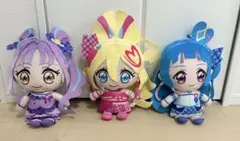 キミとアイドルプリキュア♪めちゃもふぐっとぬいぐるみ3体セット　おまけカード付