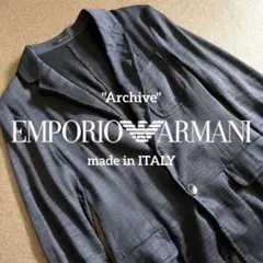 GIRGIO ARMANI ニット ストレッチ 幾何学模様 テーラードジャケット