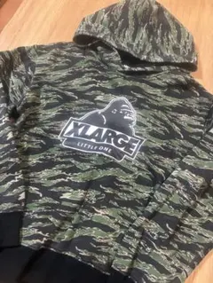 XLARGE 迷彩柄 フード付きパーカー