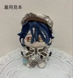 あんスタ　いつぬい　服　チェック　2オフホワイト　茶系