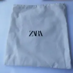 ZARA 巾着袋 保存袋 ホワイト