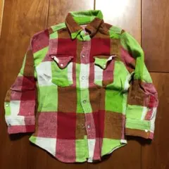 チェックシャツ 110