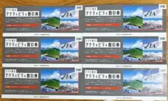 日本駐車場開発　株主優待　スキー場　リフト及びアクティビティ割引券　計6枚