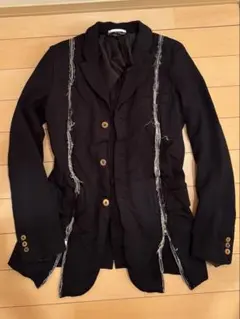 コムデギャルソン time for magic 縮絨ジャケット 黒 ss コムデギャルソン time for magic 縮絨ジャケット 黒 ss