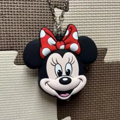 ディズニー　ミニーバッグチャームケース付き
