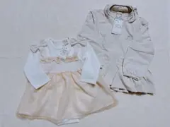 【新品】プティマイン　petit main アウター　ロンパース　2点