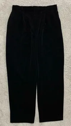 ユニクロ　ドレープテーパードアンクルパンツ　ブラック　XLサイズ