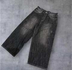 BELVET Slub Distressed Baggy Denim - メルカリ