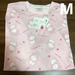 新品Lサイズ　お文具　マイメロ　サンリオ　Tシャツ　　ピンク　半袖のサムネイル
