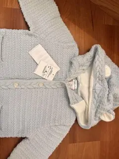 ラルフローレン　クマ耳フード付きカーディガン