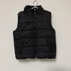 H&M キッズ 中綿ベスト ブラック 110-116cm