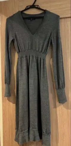 GAP 100%イタリアンメリノウール ロングワンピース S