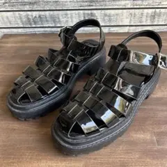 【美品】PUBLUX パブリュクス 厚底 グルカサンダル 23.5cm