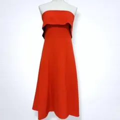 BCBGMAXAZRIA スリット ストラップレス フレア ワンピース 08のサムネイル