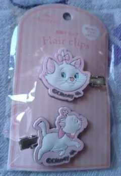Disney マリーちゃん 前髪クリップ ヘアクリップ 2個セット
