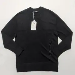 新品 A-COLD-WALL* リネン 構築ニット セーター クルーネック 黒のサムネイル