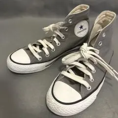 【美品】コンバース　ハイカット　グレー
