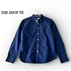美品 THE SHOP TK タケオキクチ 通年 長袖 ボタンダウンシャツ【M】