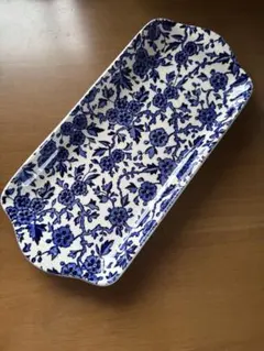 バーレイ ブルーキャリコ Burleigh calico サンドイッチプレート バーレイ ブルーキャリコ Burleigh calico サンドイッチプレート