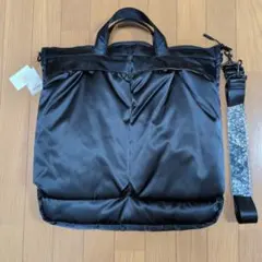 ニコアンド3WAY ヘルメットバッグ ブラック未使用のサムネイル