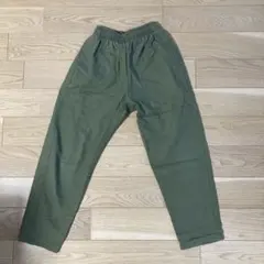 GU シェフパンツ　カーキ　140cm