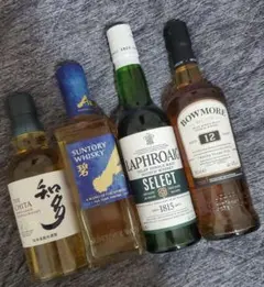 新品】ウイスキー 碧 ボウモア12年 350ml 4本セット - メルカリ