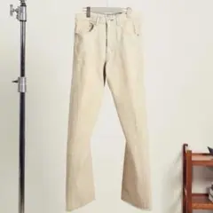 廃盤】ACNE STUDIOS オフホワイト ニーパッチ トラウザーズ - メルカリ