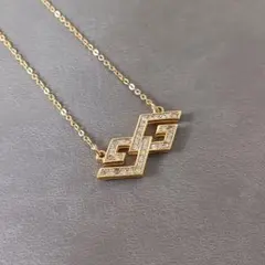 518/未使用 GIVENCHY ジバンシー GGロゴ ゴールド ネックレス