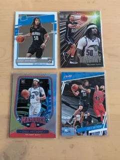 【542】NBAカード Cole Anthony RC 4枚セット